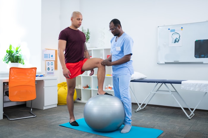 Physiotherapy session